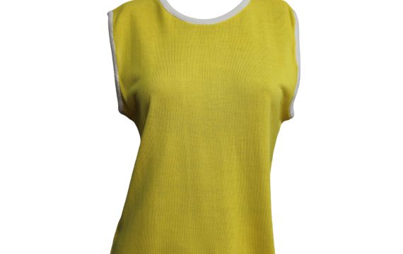 Nettal Topography Top - Yellow