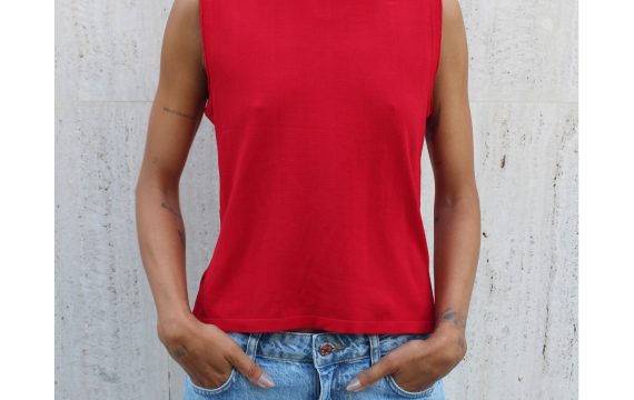 Nettal Topography Top - Red - Image 2