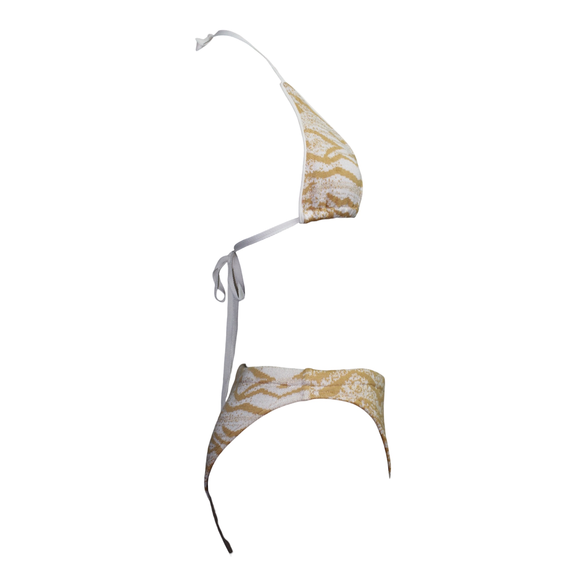 Charlee Brazilian Bikini - Gold - Image 2