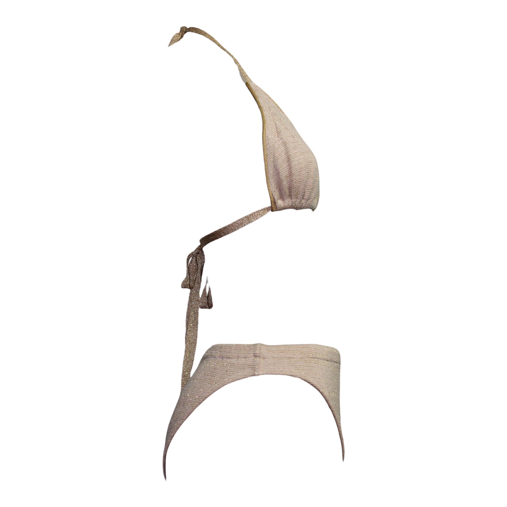 Arete Brazilian Bikini - Gold - Image 3